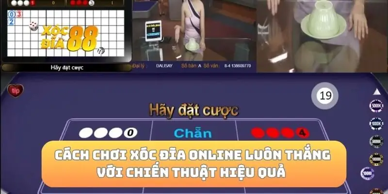 Cách chơi xóc đĩa online luôn thắng với chiến thuật hiệu quả