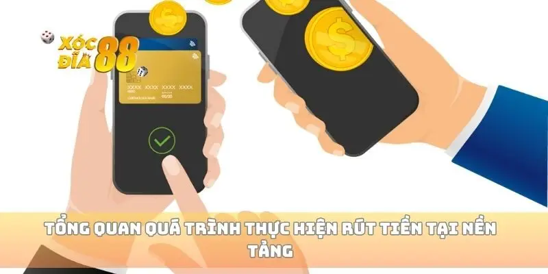 Tổng quan quá trình thực hiện rút tiền tại nền tảng